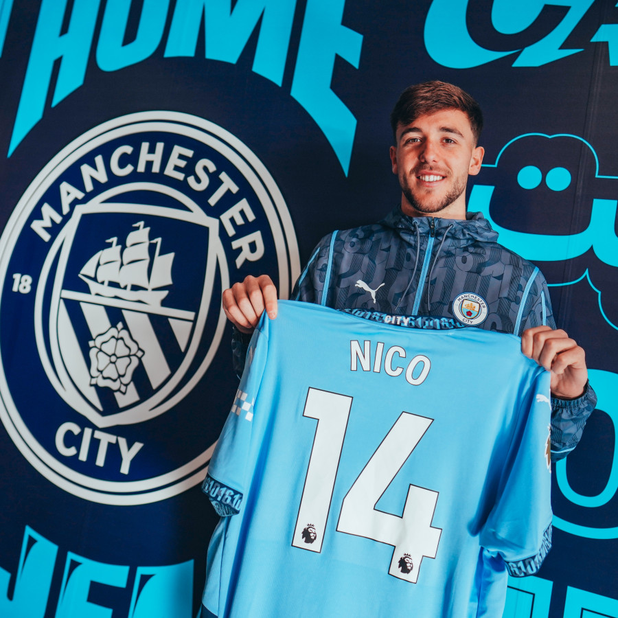 Nico González, listo para debutar en Champions con el Manchester City ante el Real Madrid