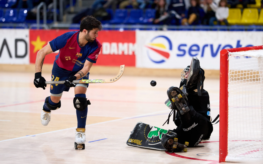 Martí Serra se queda a siete minutos y 50 segundos del récord de imbatibilidad en la OK Liga