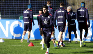 Cuatro entrenamientos antes de recibir al Huesca