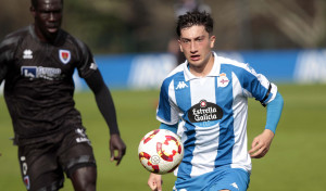 Manu Ferreiro, el último juvenil en marcar con el Fabril