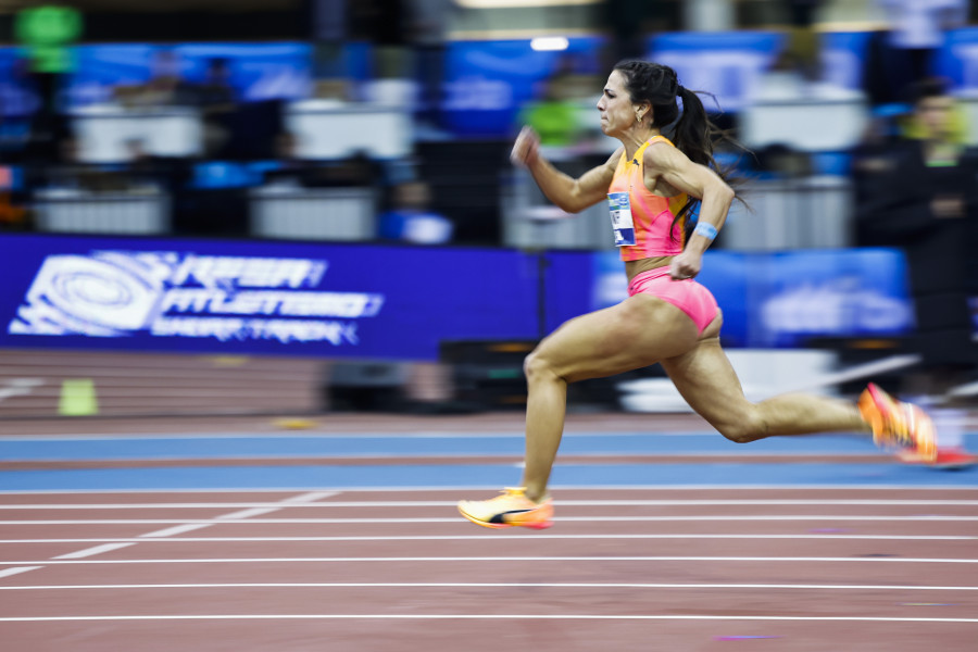 Maribel Pérez establece un nuevo récord de España de los 60 metros lisos