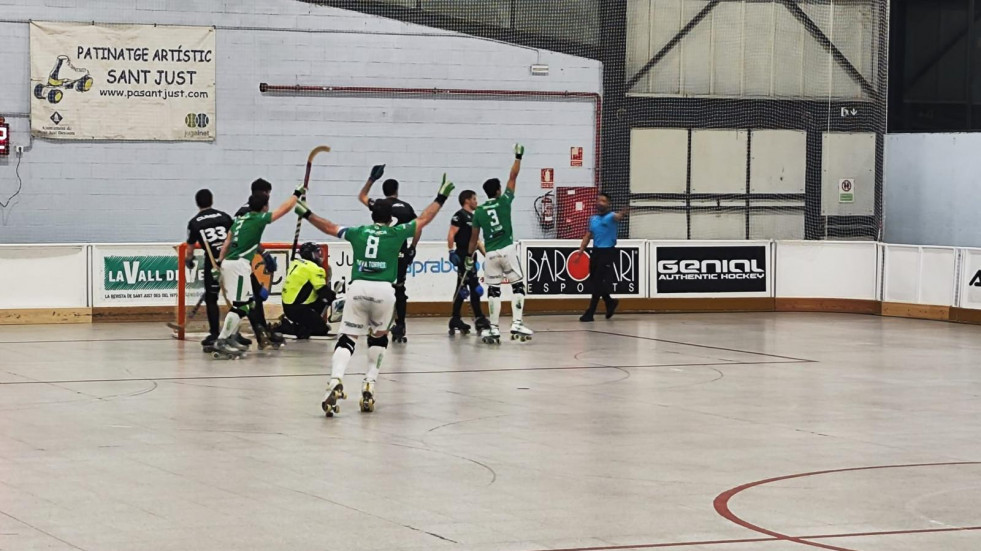 El Liceo empata en Sant Just con un gol en propia puerta de Carballeira casi sobre la bocina (2-2)