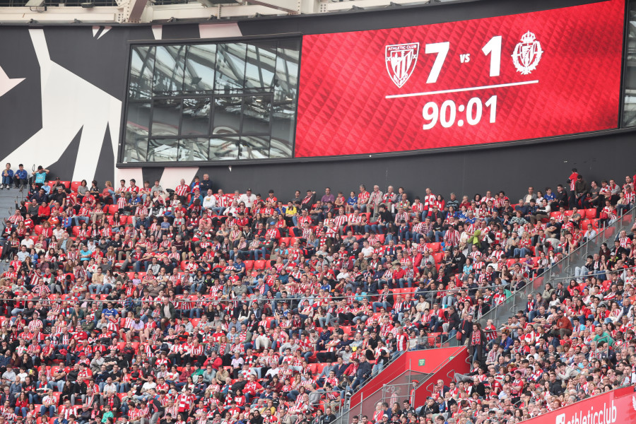 7-1 | El Athletic aplasta a un hundido Valladolid