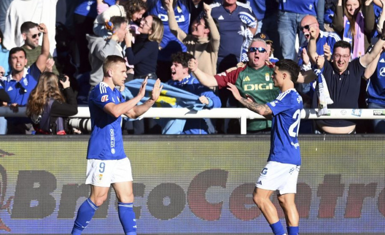 El Oviedo, en su mejor momento desde el regreso al fútbol profesional desde 2015