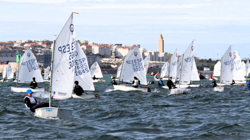 Arranca en A Coruña el Gallego de Optimist