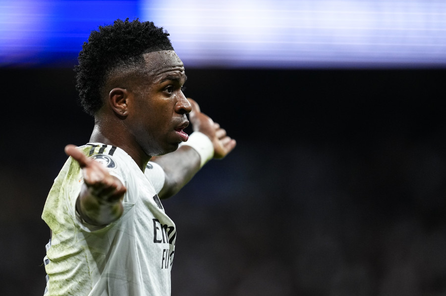 LaLiga denuncia a los autores de insultos a Vinicius durante el Real Sociedad-Real Madrid