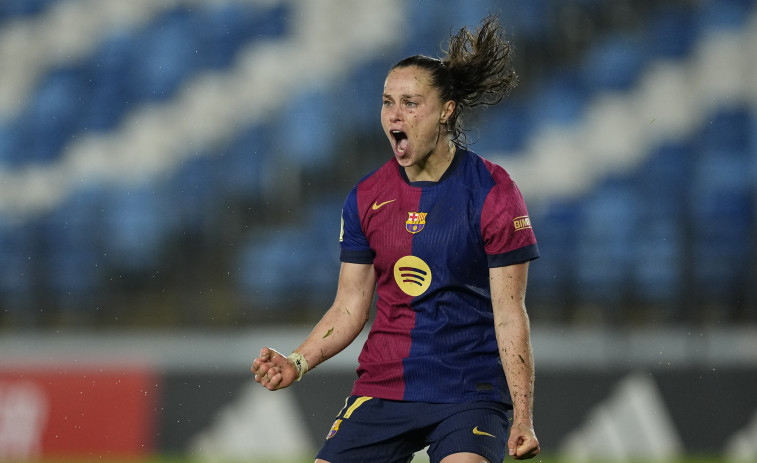 El Barcelona arrasa al Real Madrid en la primera semifinal de la Copa de la Reina (0-5)