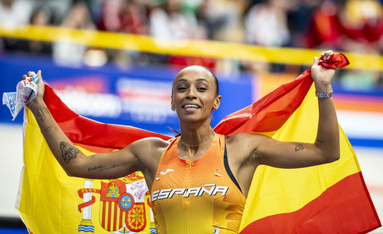 Ana Peleteiro se corona como la indiscutible 'reina' europea del triple salto