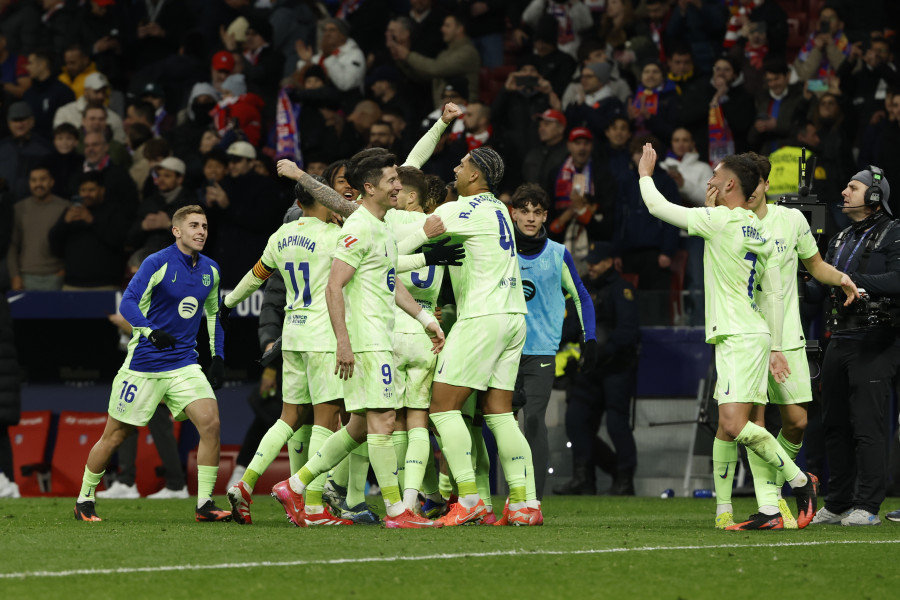 Apoteosis del Barcelona, desolación del Atlético (2-4)
