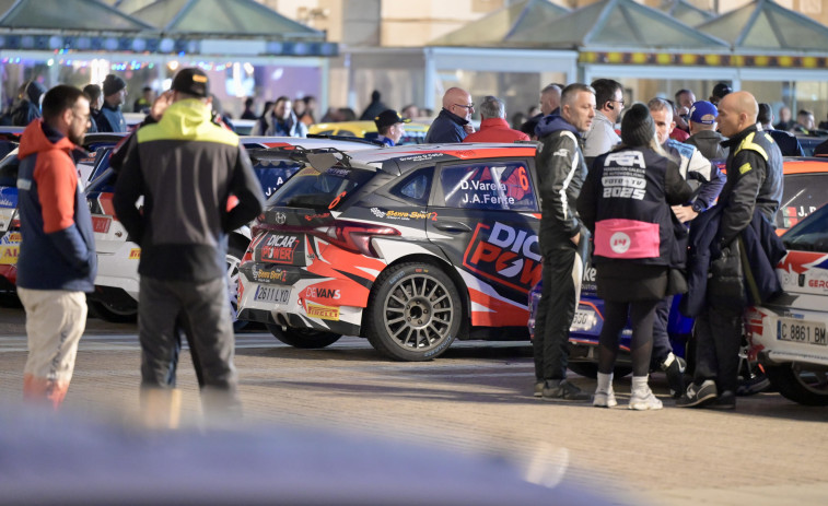 Espectacular accidente en Aranga en el Rally de A Coruña