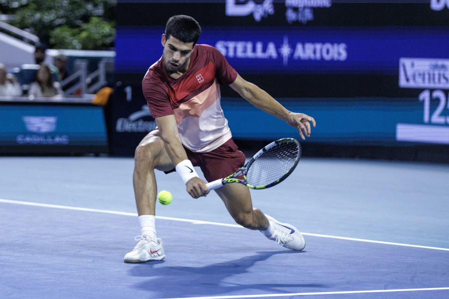 Alcaraz se estrella ante Goffin y le dice adiós a Miami a las primeras de cambio