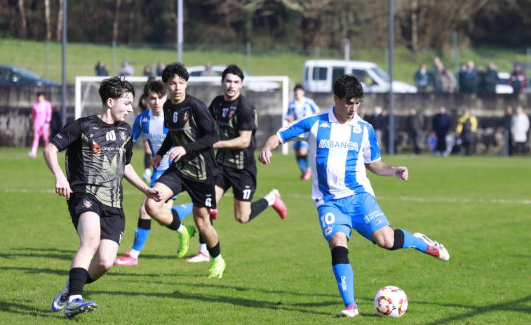 La mala racha del Celta cede el mando del Grupo 1 al Juvenil A