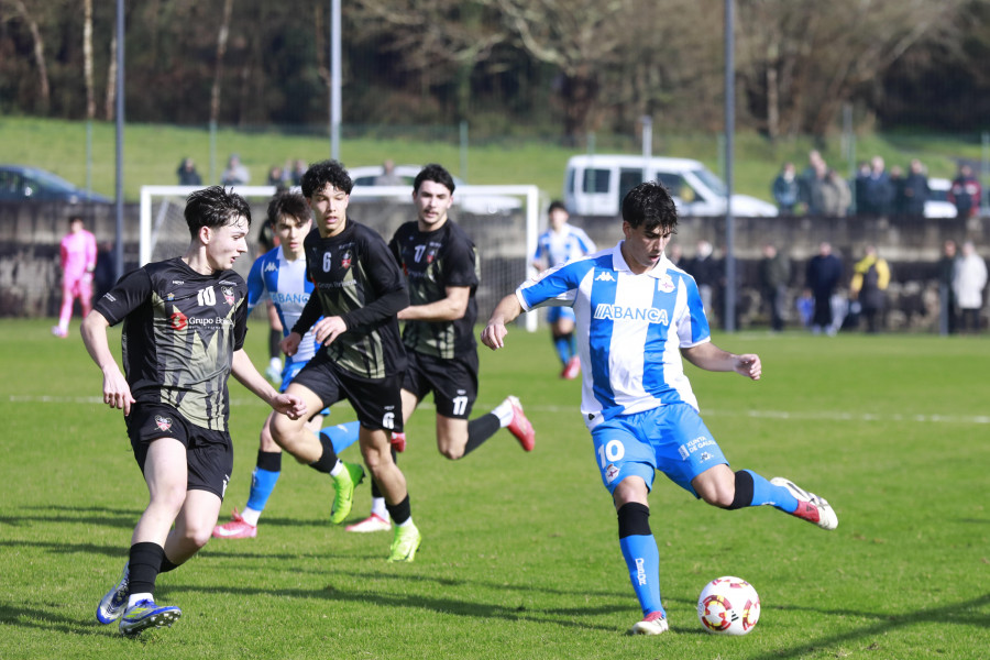 La mala racha del Celta cede el mando del Grupo 1 al Juvenil A