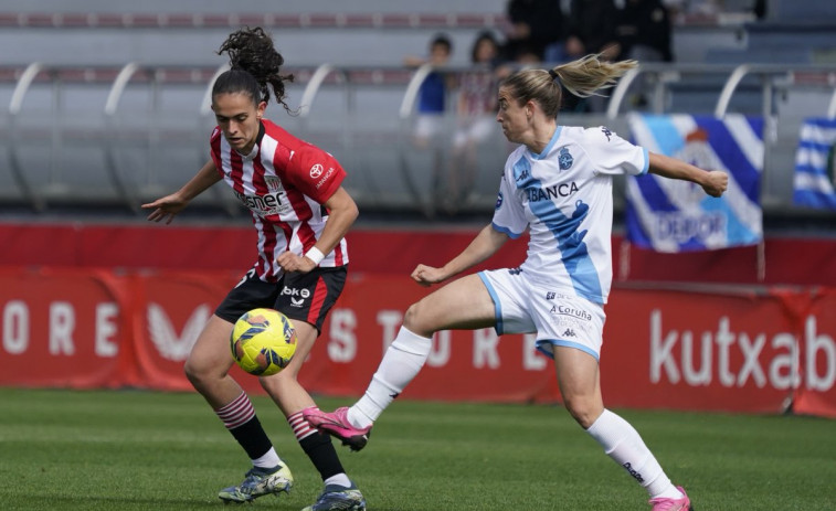 El Dépor femenino aguanta 45 minutos en Lezama (2-0)