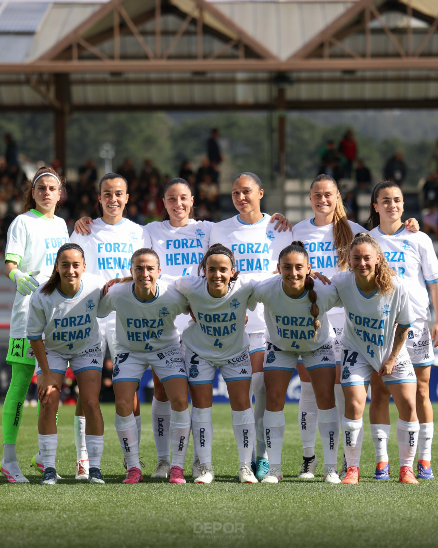 Recuerdo para Henar de parte del equipo deportivista