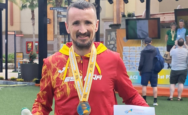 Triple oro para Iván Morales en el Campeonato del Mundo máster