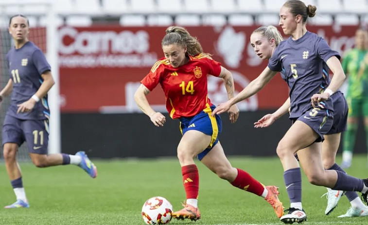 Ainhoa Marín, titular y protagonista en el segundo gol de España sub-23