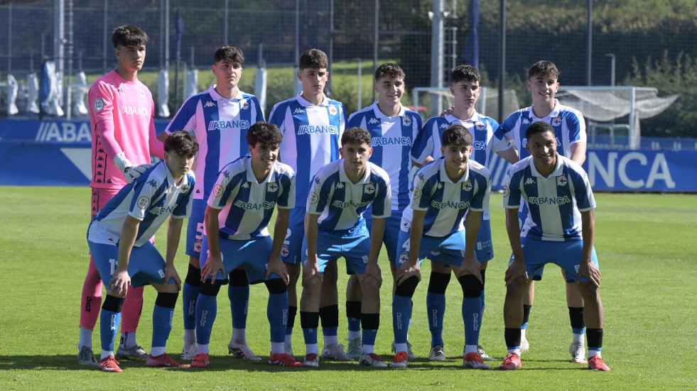 El 1x1 del Juvenil A del Deportivo ante el Celta