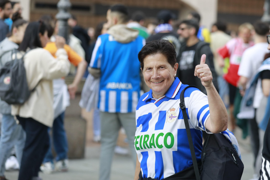 Encuesta en Riazor | "Yo creo que vamos a jugar el playoff y lo vamos a ganar, estoy seguro"
