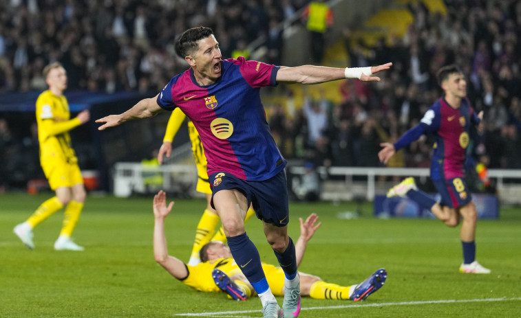 El Barcelona golea al Dortmund y tiene pie y medio en semifinales (4-0)