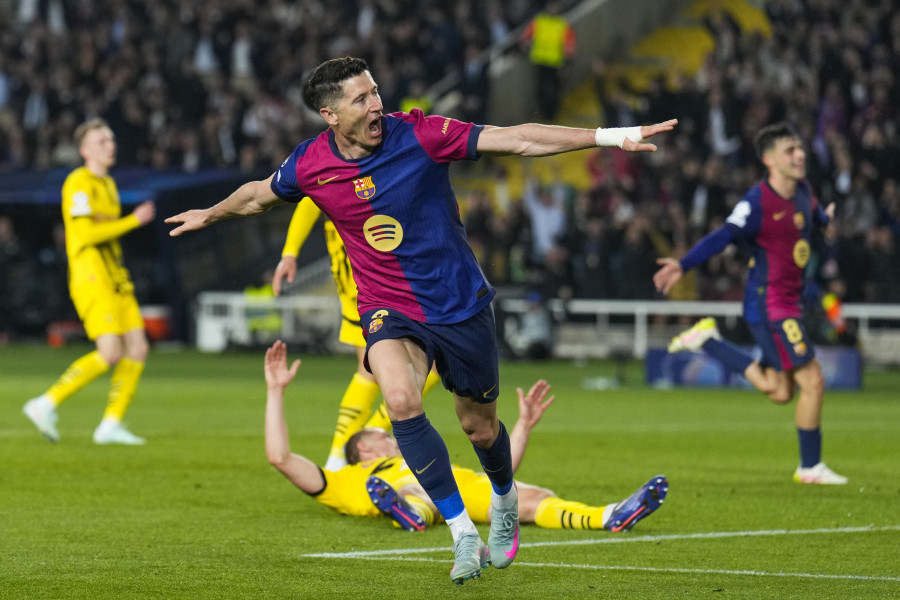 El Barcelona golea al Dortmund y tiene pie y medio en semifinales (4-0)