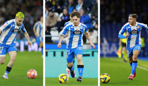 El Deportivo, único equipo de Segunda sin delanteros entre sus tres máximos goleadores