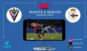 ASÍ FUE: Mirandés-Dépor (2-2) FINAL