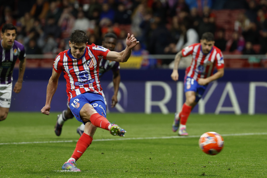 El Atlético insiste en LaLiga con una victoria ante el Valladolid (4-2)