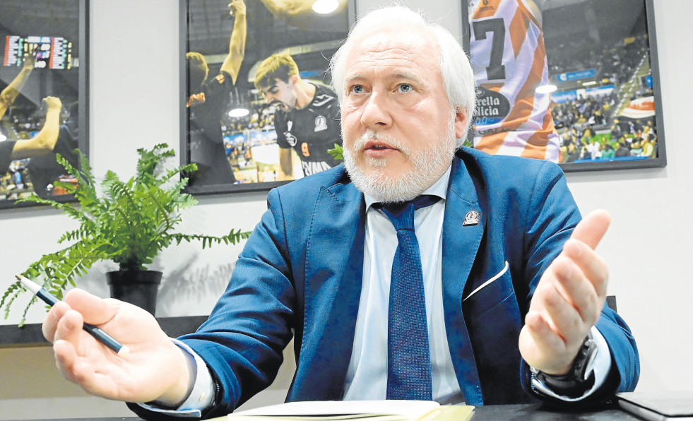 Pablo de Amallo, presidente del Básquet Coruña: “No queremos que venga un Florentino Pérez y compre el 51% del club”