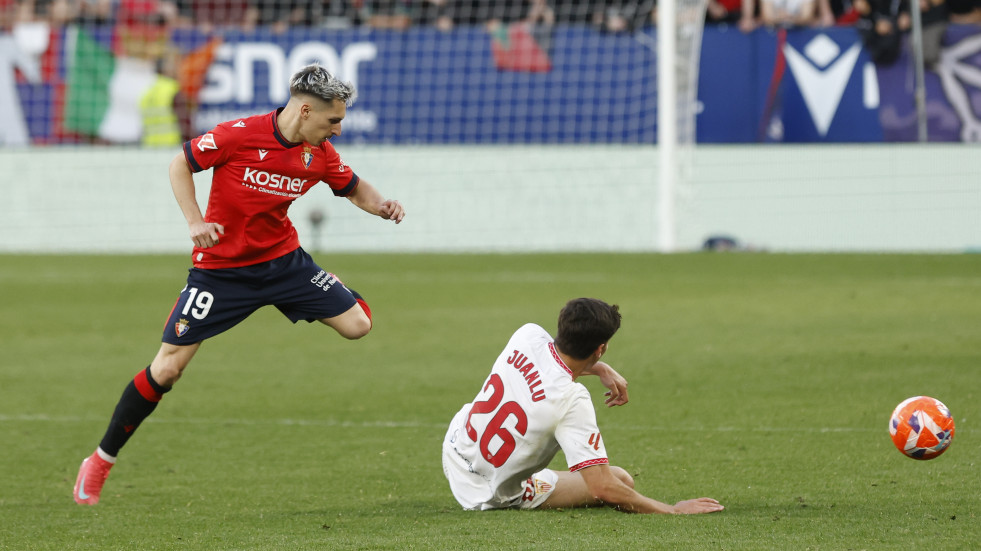 Rubén García dispara a Osasuna y angustia más al Sevilla  (1-0)