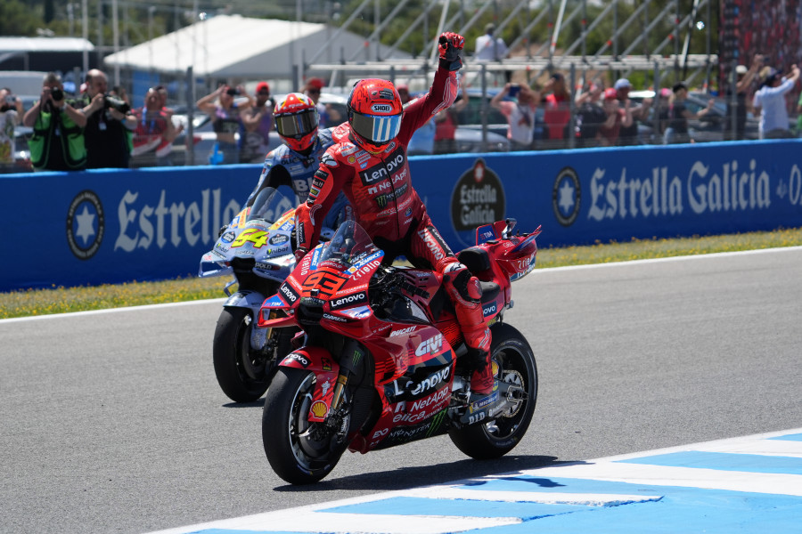 El español Marc Márquez suma su quinta victoria consecutiva en una carrera 'sprint'