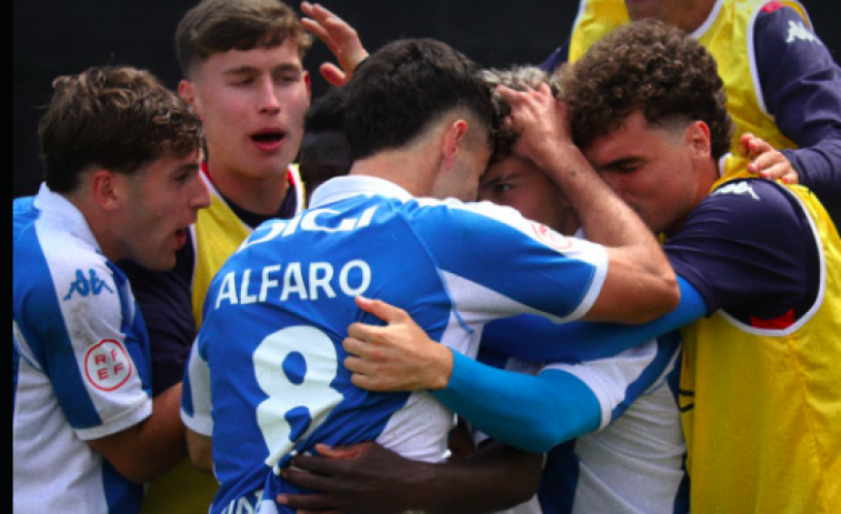 El Fabril golea al Laredo (1-5) y está a un punto de jugar el playoff de ascenso a 1ªRFEF