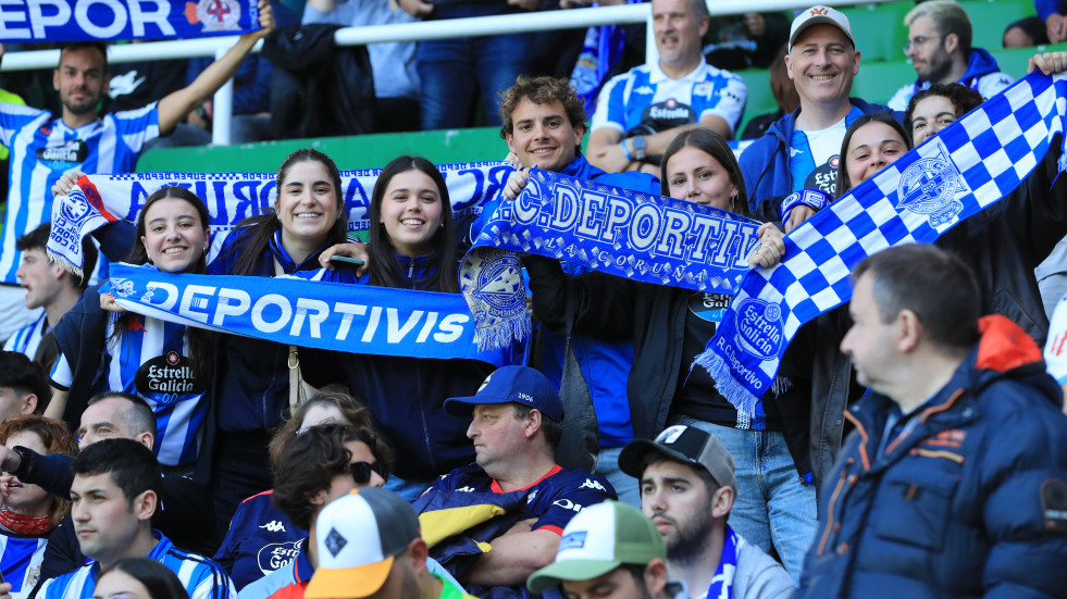 El Racing Santander - Deportivo, en imágenes