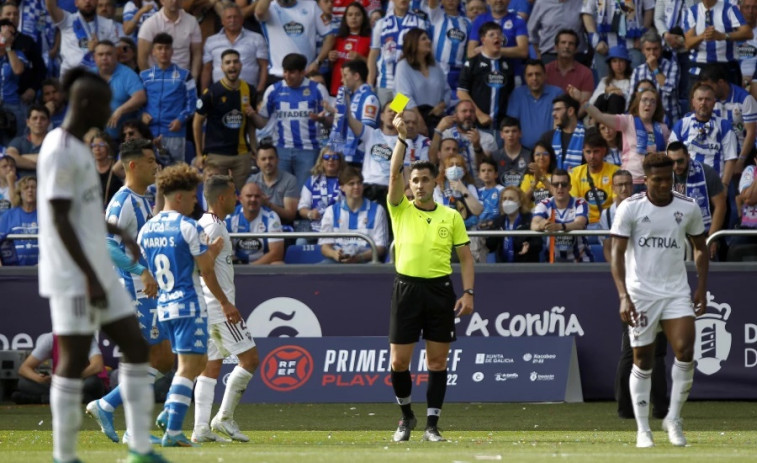 Fuentes Molina, árbitro de la final de playoff ante el Albacete, repite en Riazor