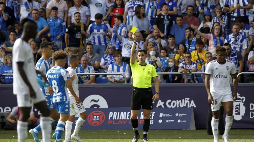 Fuentes Molina, árbitro de la final de playoff ante el Albacete, repite en Riazor