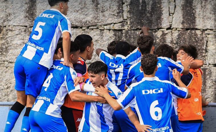 El Juvenil A del Dépor revalida el título de División de Honor y se medirá al Tenerife en la Copa de Campeones
