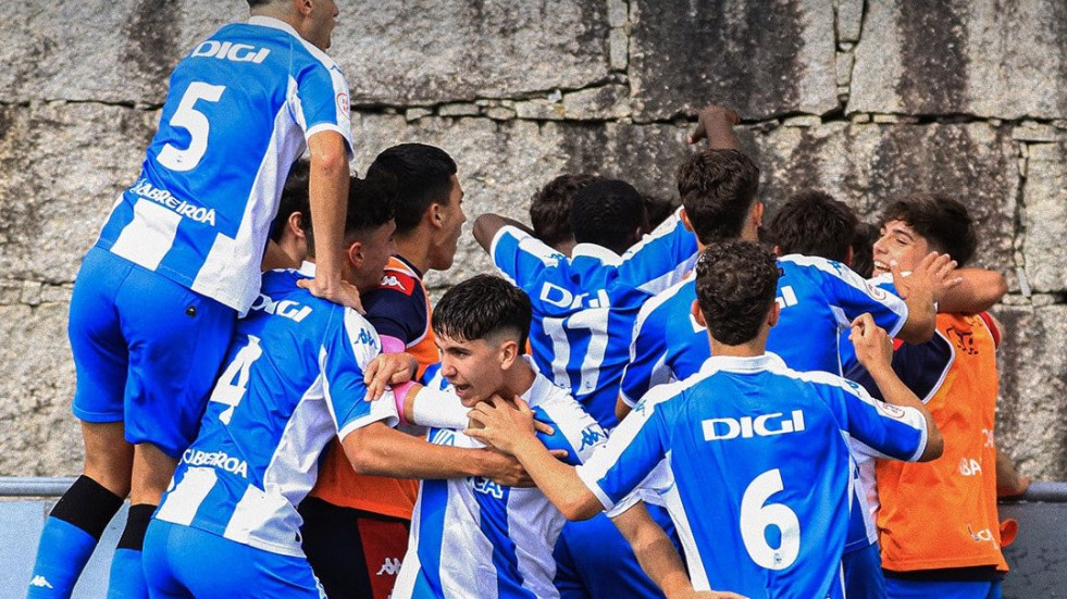 El Juvenil A del Dépor revalida el título de División de Honor y se medirá al Tenerife en la Copa de Campeones