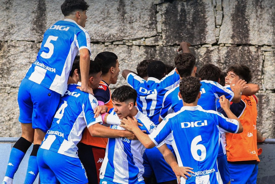 El Juvenil A del Dépor revalida el título de División de Honor y se medirá al Tenerife en la Copa de Campeones
