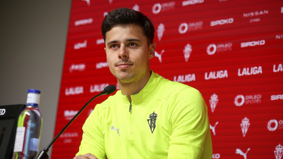 Gaspar Campos, del Sporting de Gijón, habla de 'final' contra el Dépor