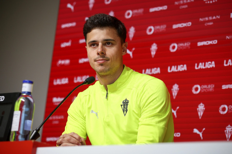 Gaspar Campos, del Sporting de Gijón, habla de 'final' contra el Dépor