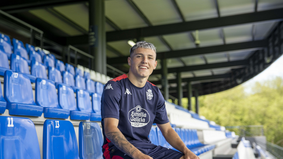 Kevin Sánchez: “Voy a luchar por un puesto en el primer equipo, el Dépor es donde quiero estar”