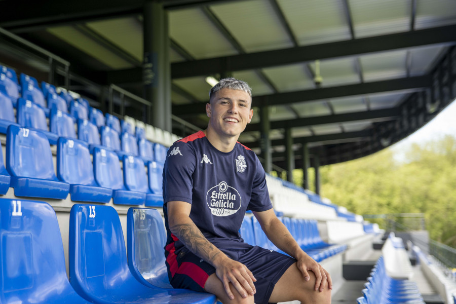 Kevin Sánchez: “Voy a luchar por un puesto en el primer equipo, el Dépor es donde quiero estar”