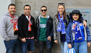 La afición del Dépor, “siempre al pie del cañón”