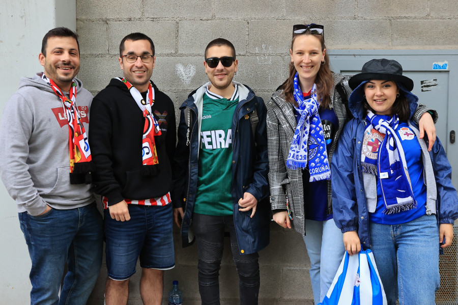 La afición del Dépor, “siempre al pie del cañón”