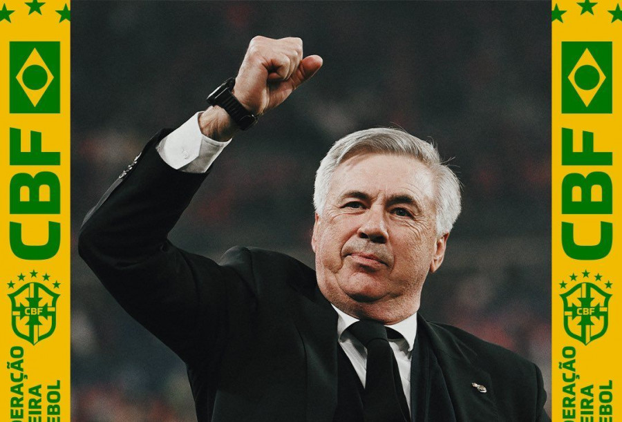 La Confederación Brasileña de Fútbol anuncia a Carlo Ancelotti como nuevo seleccionador