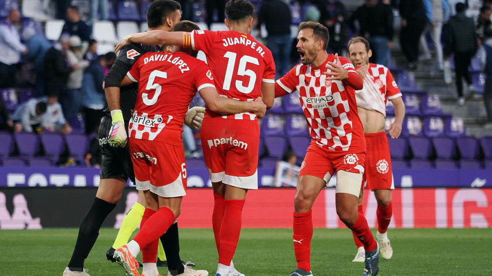 El Girona, con un gol de Cristhian Stuani, da un paso de gigante hacia la salvación (0-1)
