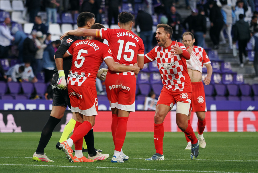 El Girona, con un gol de Cristhian Stuani, da un paso de gigante hacia la salvación (0-1)
