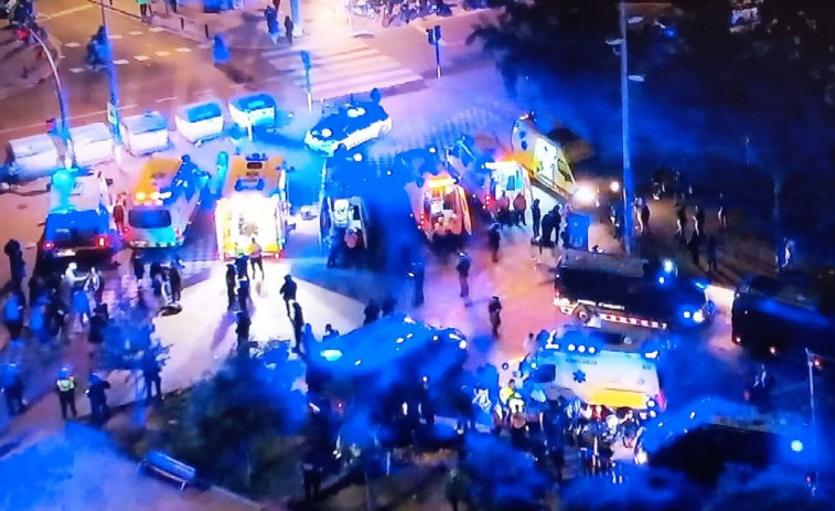 Detenida la conductora del atropello múltiple de varios aficionados antes del derbi catalán