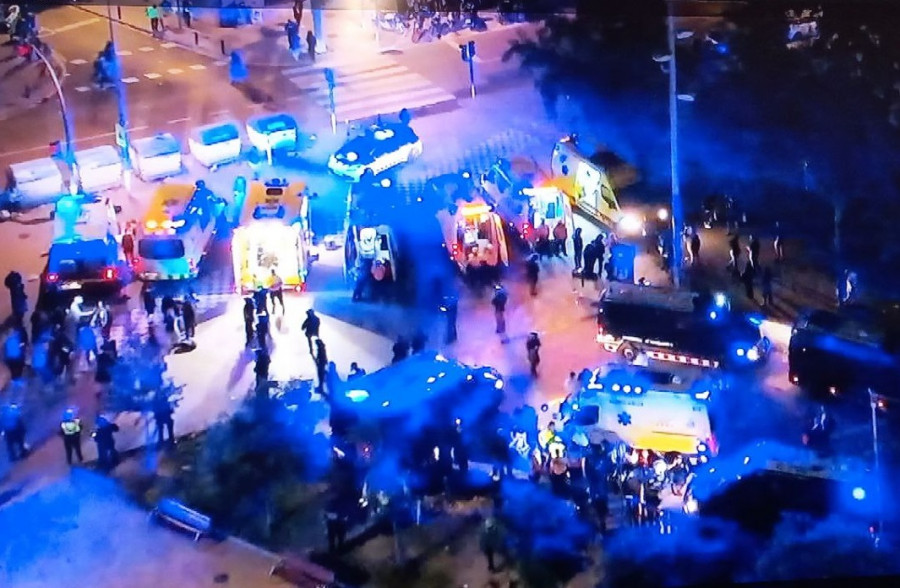 Detenida la conductora del atropello múltiple de varios aficionados antes del derbi catalán