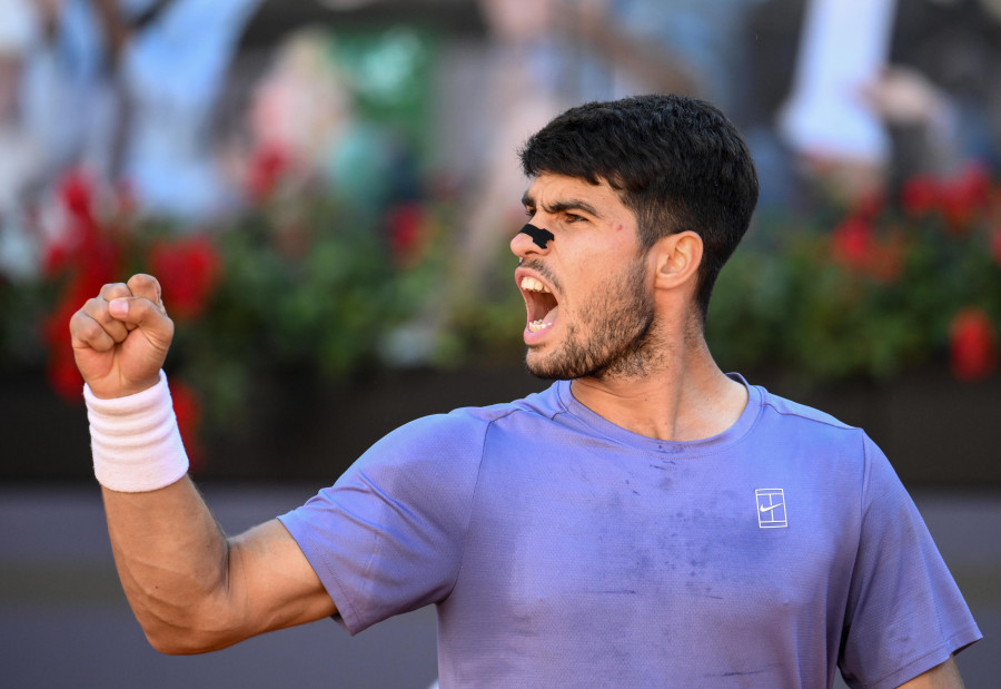 Alcaraz desquicia a Musetti y jugará su primera final en Roma